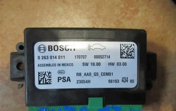 Peugeot Expert Parking PDC control unit/module 0263014011