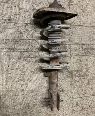 Citroen C8 Front shock absorber with coil spring
