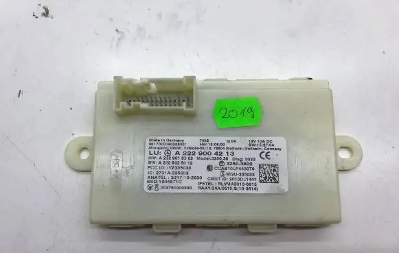 Mercedes-Benz S W222 Keyless (KESSY) go control unit/module A2229004213 A2229025012 A2229018202