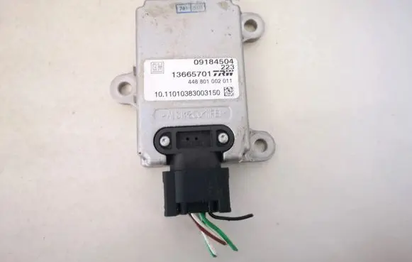 Opel Signum ESP acceleration yaw rate sensor 13665701 09184504