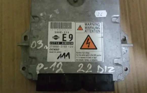 Nissan Primera Engine control unit/module 23710AW42A 2758003153Y