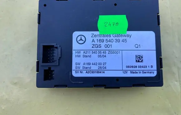 Mercedes-Benz A W169 Gateway control module A1695403945 A2115403545 A1694420027