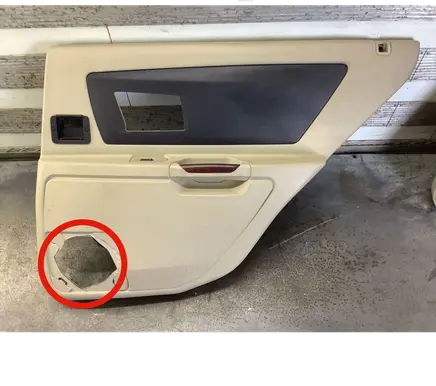 Cadillac SRX Rear door card panel trim 10326R 1GA0203072
