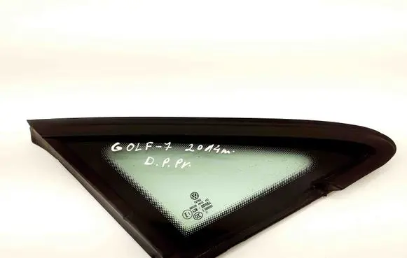 Volkswagen Golf VII Front door vent window glass four-door 5G0845412