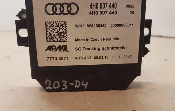 Audi A8 S8 D4 4H Parking PDC control unit/module 4H0907440