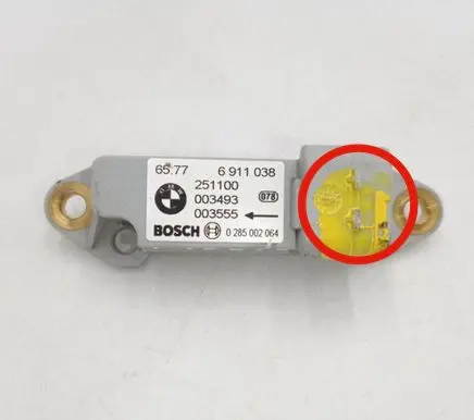 BMW 3 E46 Airbag deployment crash/impact sensor 65776911038 6911038 0285002064