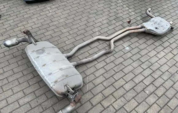 Audi Q7 4L Muffler/silencer 7L6253211C 7L6118C