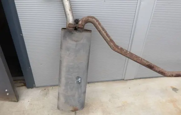 Opel Mokka X Rear muffler/silencer tail pipe 
