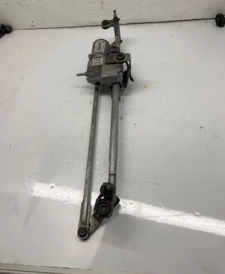 Front wiper linkage and motor
