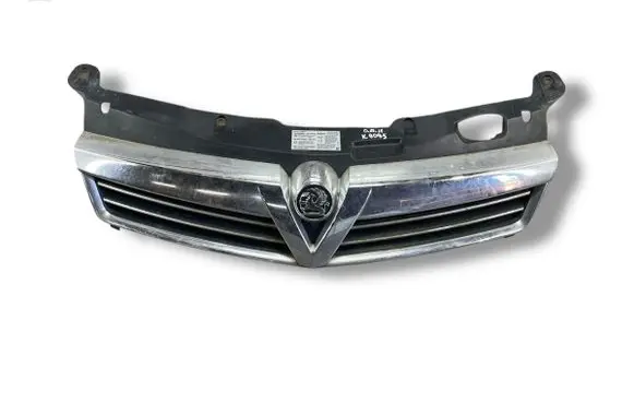 Opel Astra H Front bumper upper radiator grill 13225788 13225789