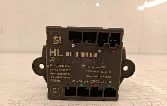 Mercedes-Benz E W212 Door control unit/module A2128208926