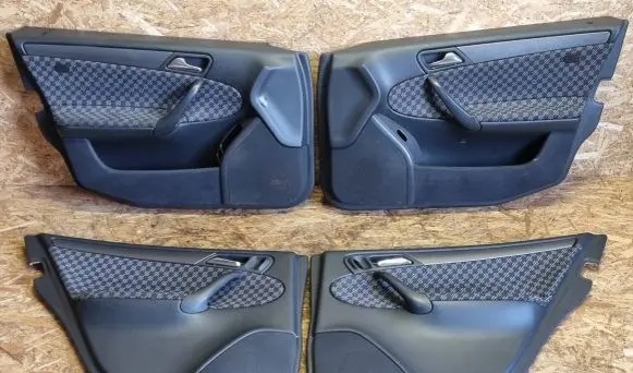 Mercedes-Benz C W203 Door card panel trim set A2037204862 0001039402 28092000
