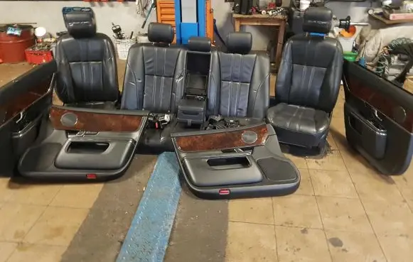 Jaguar XJ X351 Seat and door cards trim set 