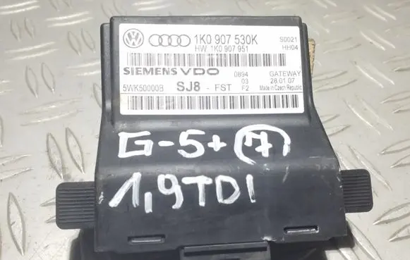 Volkswagen Golf Plus Other control units/modules 1K0907530K 1K0907951 5WK50000B