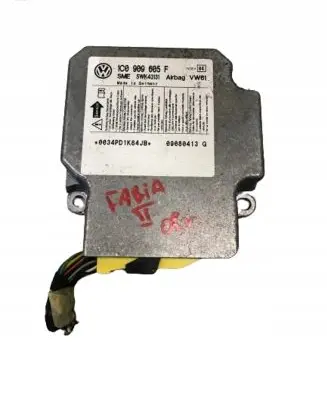 Skoda Fabia Mk2 (5J) Airbag control unit/module 1C0909605F