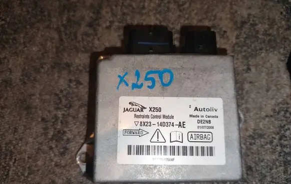 Jaguar XF X250 Airbag control unit/module 8X2314D374AE 21771015504F 01072008