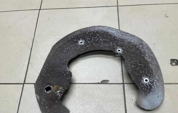 Audi A6 C7 Front brake disc dust cover plate 