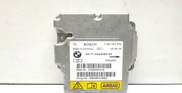 BMW X3 E83 Airbag control unit/module 3424581 0285001870