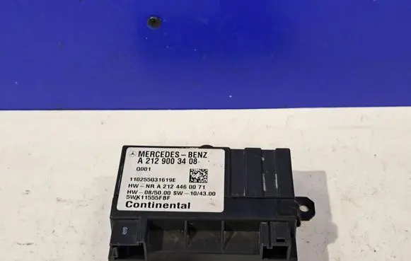 Mercedes-Benz E W212 Fuel injection pump control unit/module A2129003408