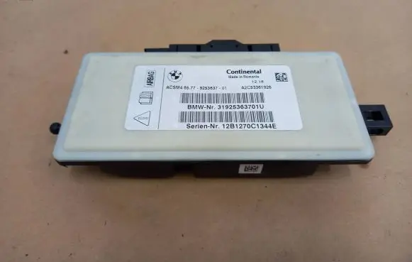 BMW 6 F12 F13 Airbag control unit/module 925363601