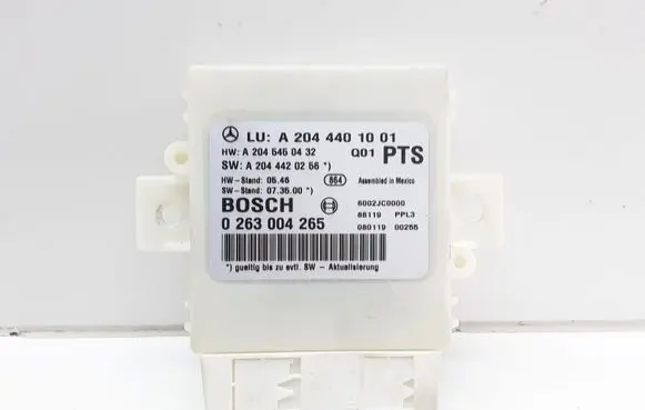 Mercedes-Benz C W204 Parking PDC control unit/module A2044401001