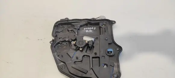 Sliding door window regulator with motor