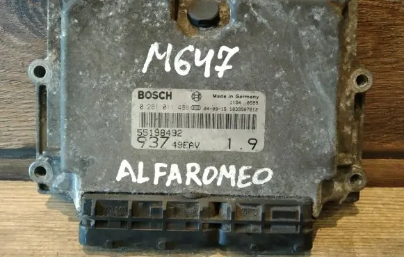 Alfa Romeo 147 Engine control unit/module 0281011488 55198492