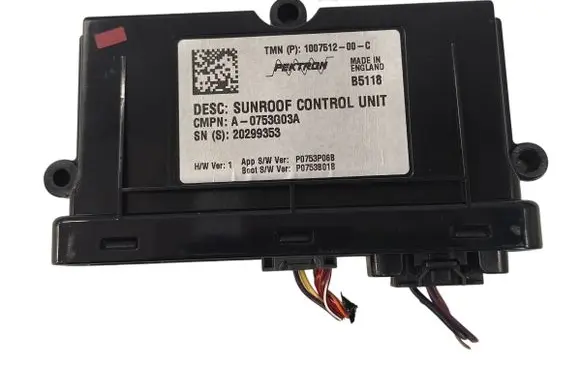 Tesla Model S Sunroof control unit/module 100751200C 20299353 P0753P06B