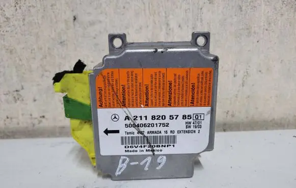 Mercedes-Benz E W211 Airbag control unit/module A2118205785 500406201752