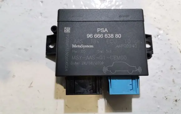 Peugeot 3008 I Parking PDC control unit/module 9666663880