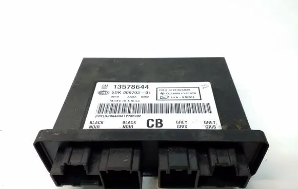 Chevrolet Volt I Keyless (KESSY) go control unit/module 13578644