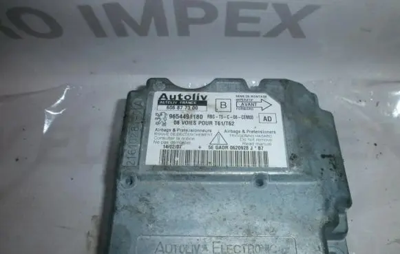 Peugeot 307 Airbag control unit/module 606877300 9654491180