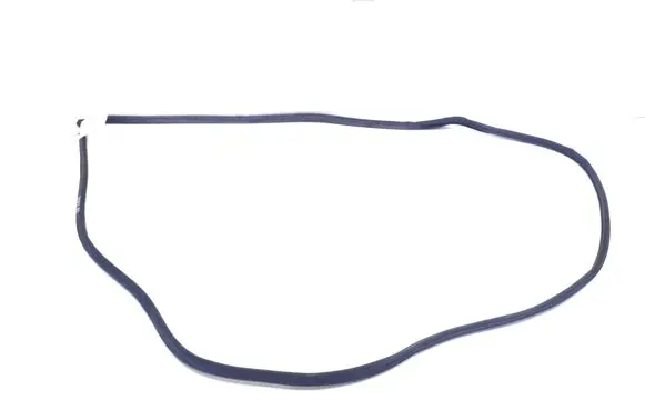 Rubber seal rear door
