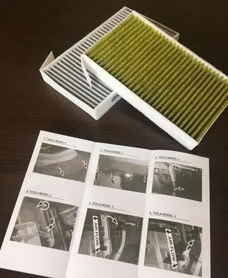 Tesla Model 3 Cabin air micro filter set CKA1277 1107681 110768100A