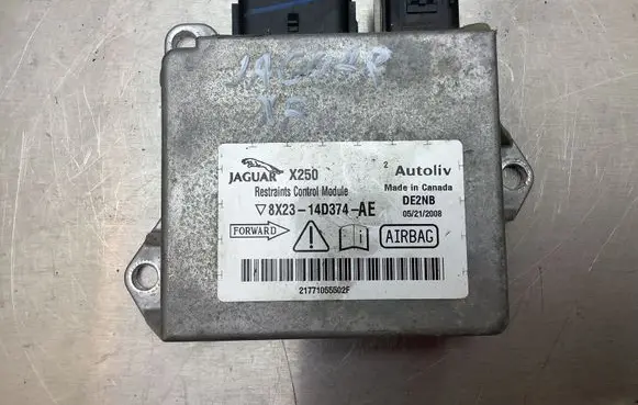 Jaguar XF X250 Airbag control unit/module 8X2314D374AE 21771055502F 05212008