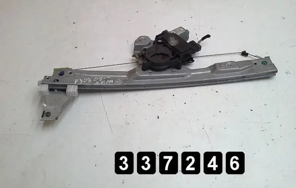 Peugeot 308 Front door window regulator with motor 9657247680