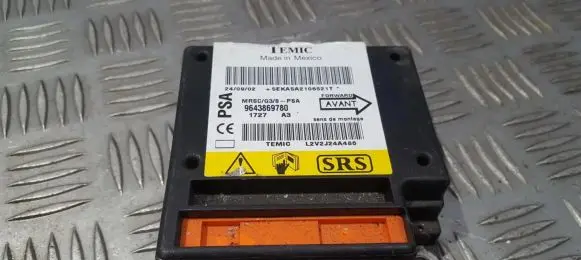 Peugeot 607 Airbag control unit/module 9643869780