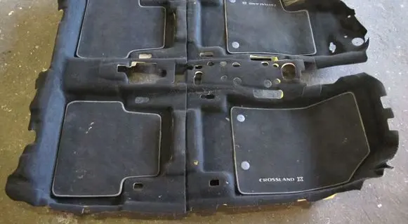Opel Crossland X Front floor carpet liner 