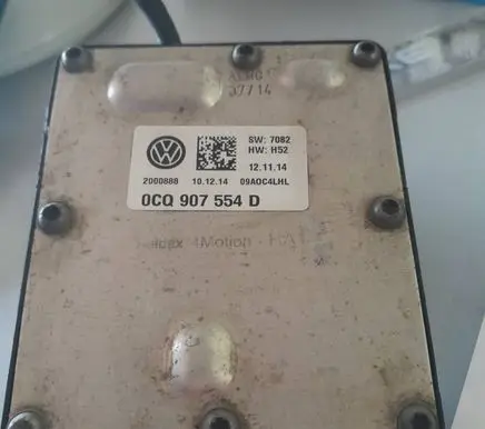 Volkswagen Golf VII Torque split ecu control unit/module 0CQ907554D 09A0C4LHL