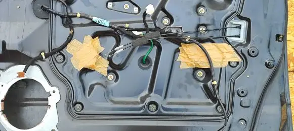 Nissan Murano Z50 Front door window regulator with motor 