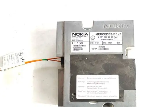 Mercedes-Benz C W203 Phone control unit/module A2038207026 0600259