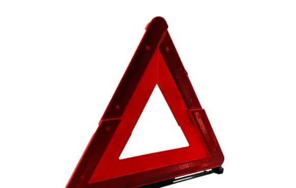 Audi A6 S6 C6 4F Emergency warning sign 4B5860251E
