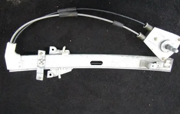 Sliding door window regulator with motor