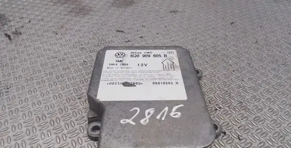 Volkswagen PASSAT B5.5 Airbag control unit/module 6Q0909605B