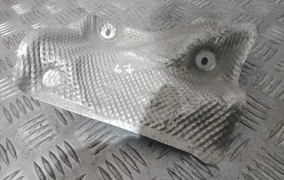 Heat shield in engine bay