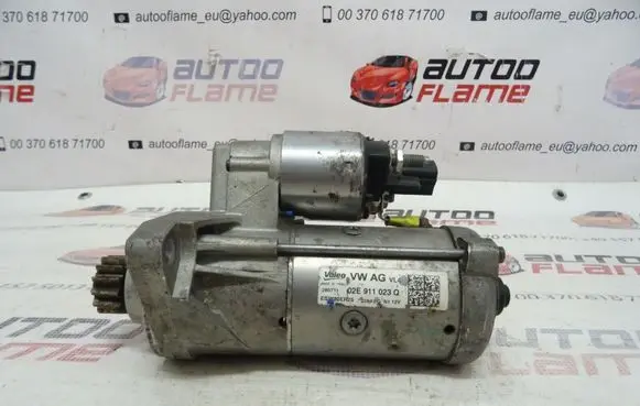 Audi A3 S3 A3 Sportback 8P Starter motor 02E911023Q