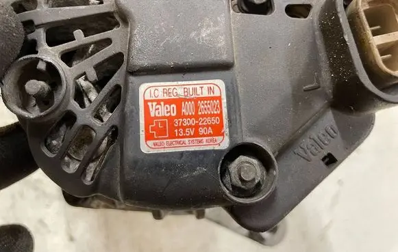 KIA Sportage Generator/alternator 2655023 3730022650