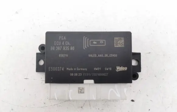 Peugeot 208 Parking PDC control unit/module 9838793580