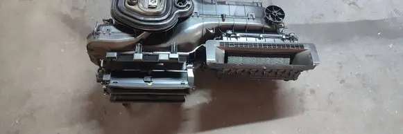 Interior heater climate box assembly