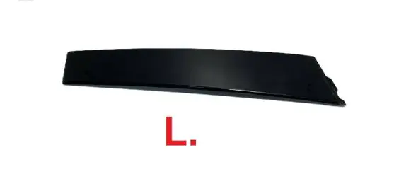 Front door glass trim molding